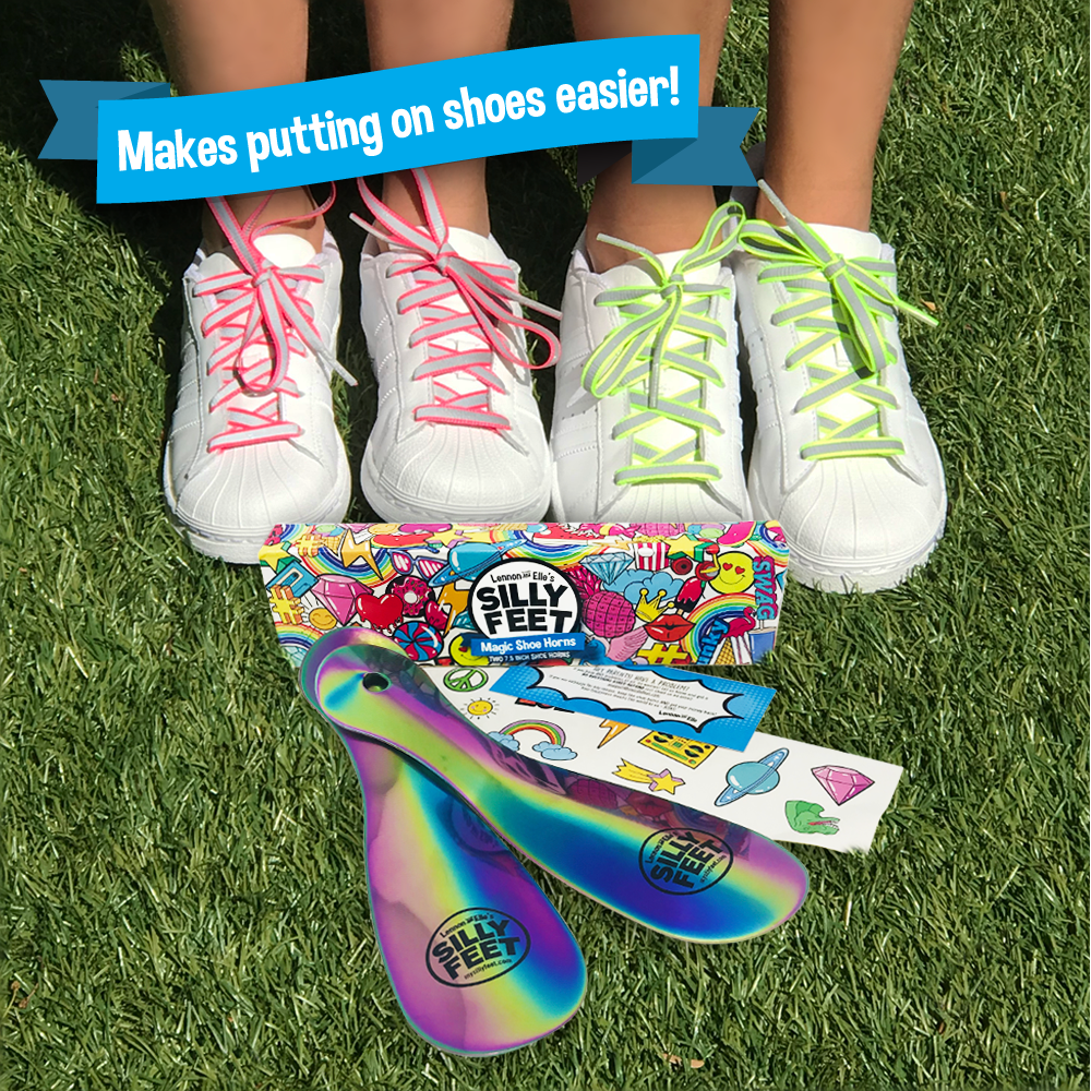 Rainbow Shoe Horns Set