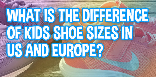 How are US and European sizes different for kids shoes