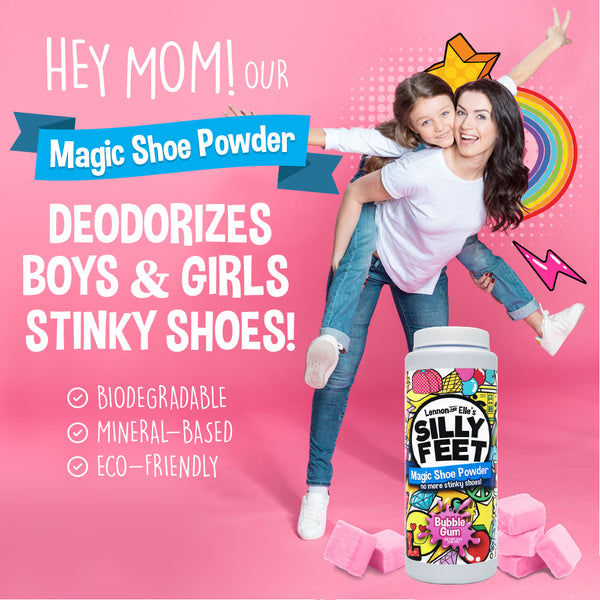 Magic Shoe Deodorizer Powder - Bubble Gum Scent