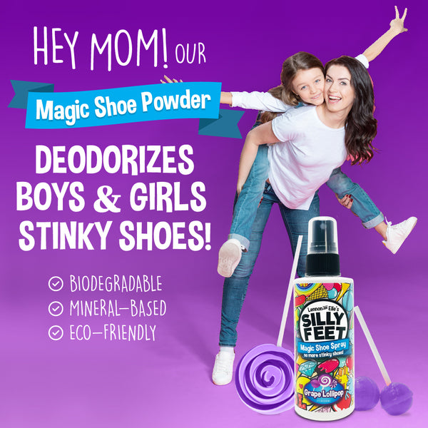 Shoe Deodorizer Grape Foot Spray